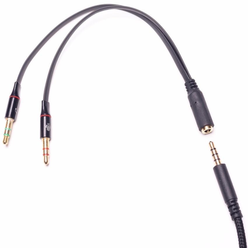 Cáp Gộp Audio Và Mic 3.5Mm Jack Gộp Tai Nghe 3.5