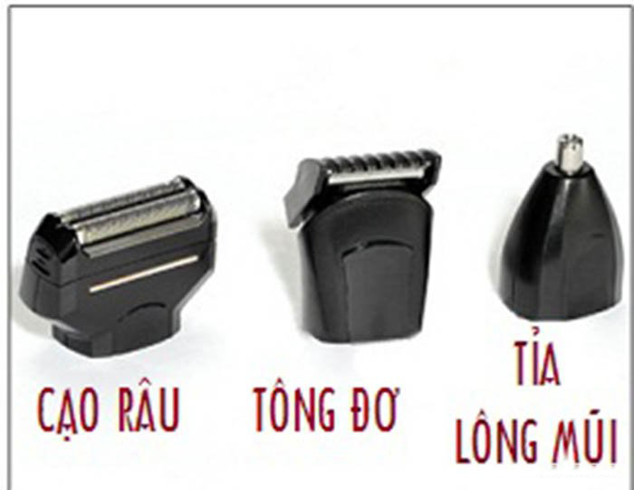 Tông Đơ Cắt Tóc, Cạo Râu, Tỉa Lông Mũi Kemei KM-1407 Cao Cấp