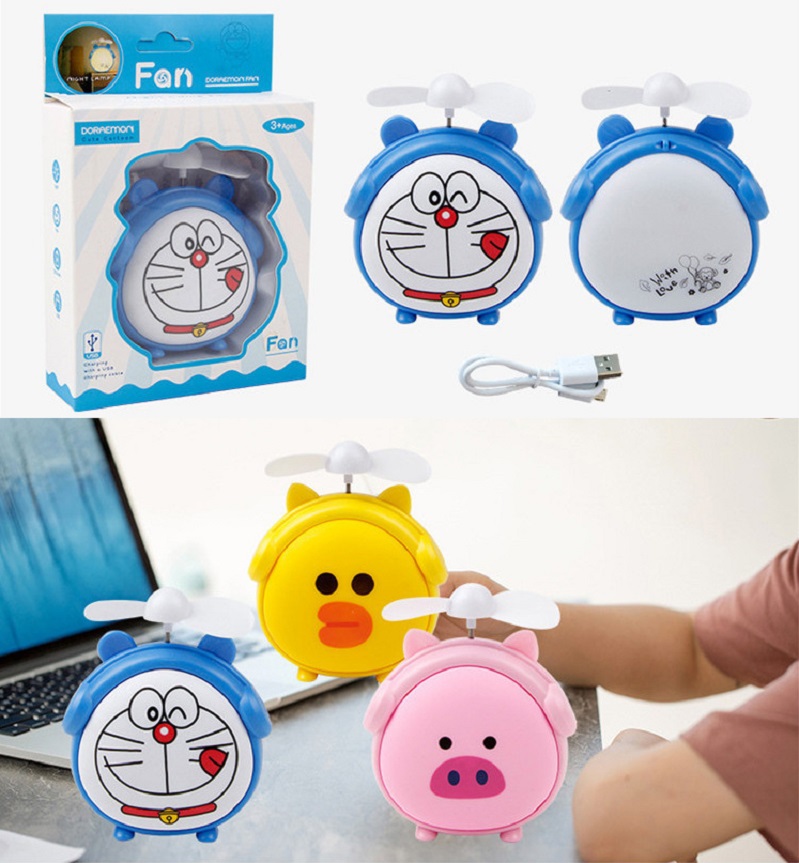 Quạt Mini Để Bàn Hình Thú Dễ Thương