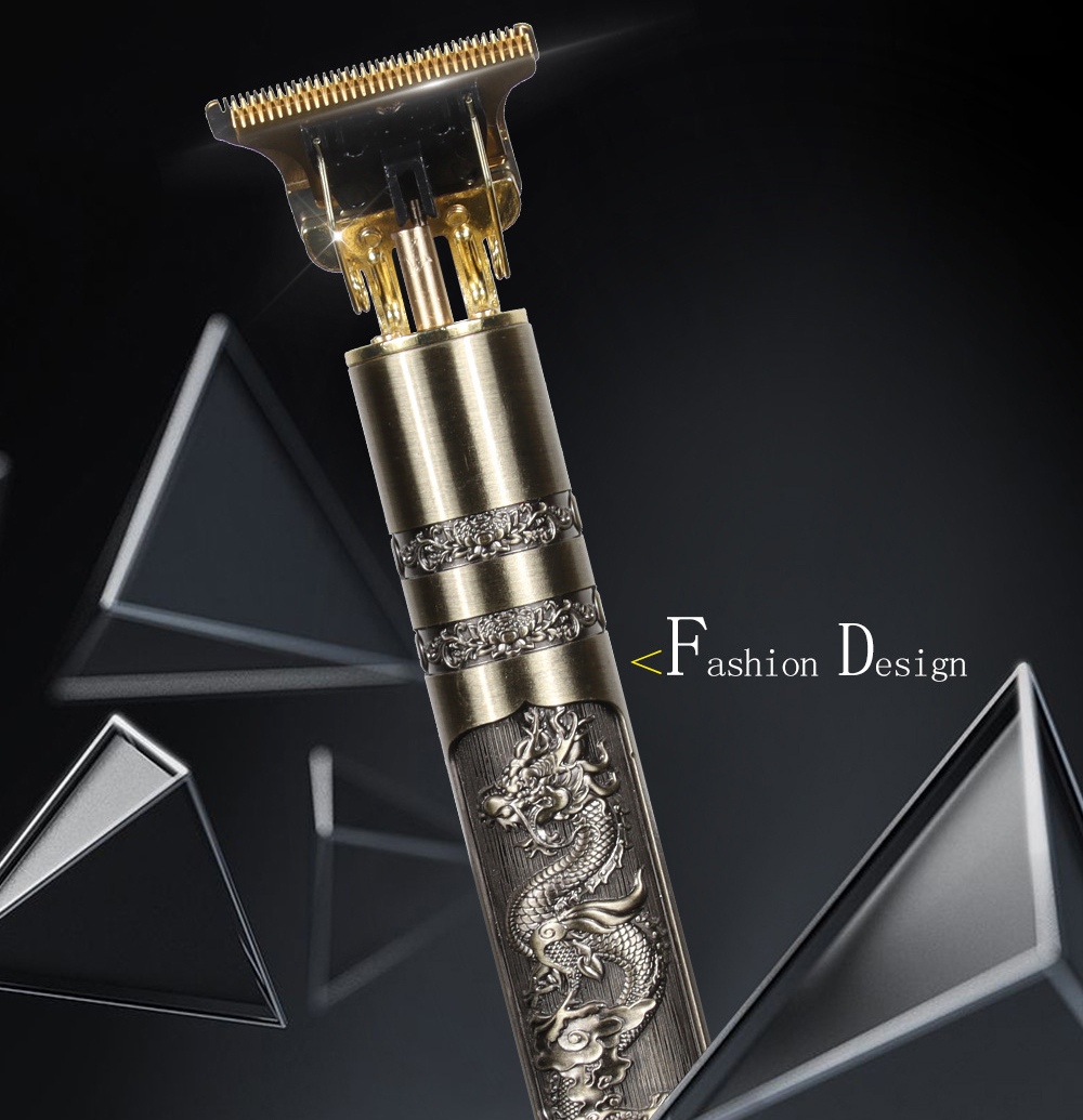 Tông Đơ Cắt Tóc Chắn Viền Vintage T9 Hình Rồng Phượng