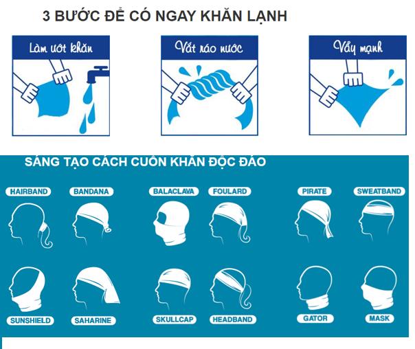 Khăn Lạnh Tập Thể Thao Làm Mát Đa Năng