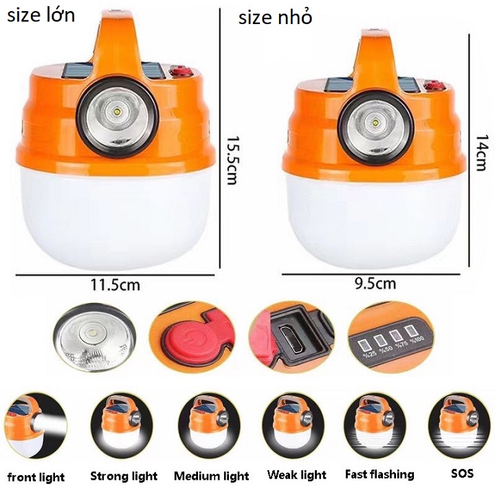 Đèn Tích Điện 50W Siêu Sáng