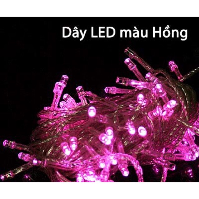 Đèn Led Dây Hồng Chớp 5 M Đèn Led Dây Hồng Chớp 5 M