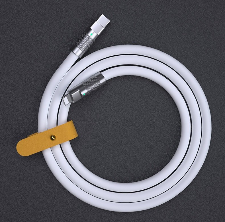 Cáp Sạc Cá Mập Bọc Thép 120W - Pd Type C Ra Iphone