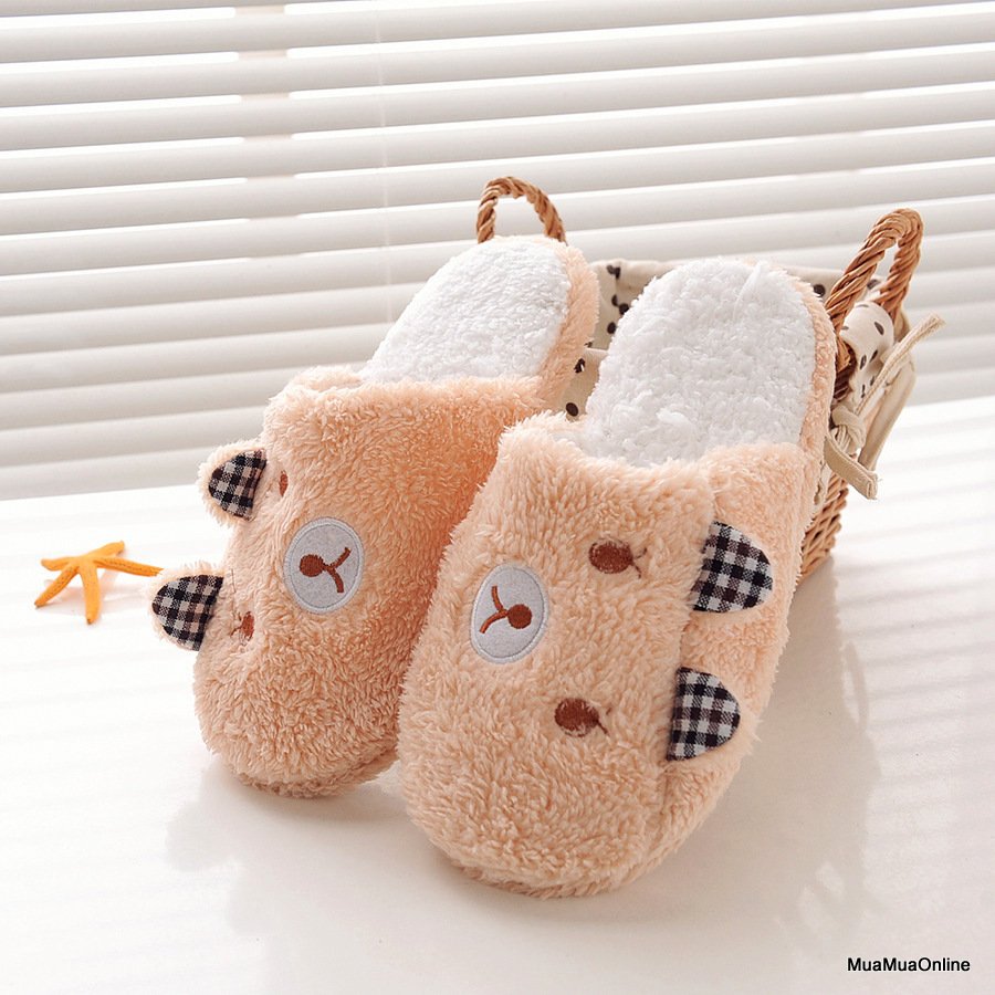 Dép Bông Đi Trong Nhà Hình Gấu Dép Bông Đi Trong Nhà Hình Gấu