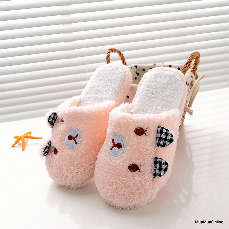 Dép Bông Đi Trong Nhà Hình Gấu Dép Bông Đi Trong Nhà Hình Gấu