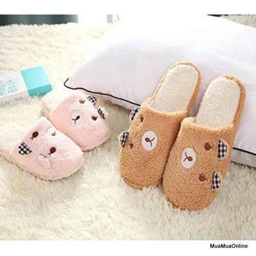 Dép Bông Đi Trong Nhà Hình Gấu Dép Bông Đi Trong Nhà Hình Gấu