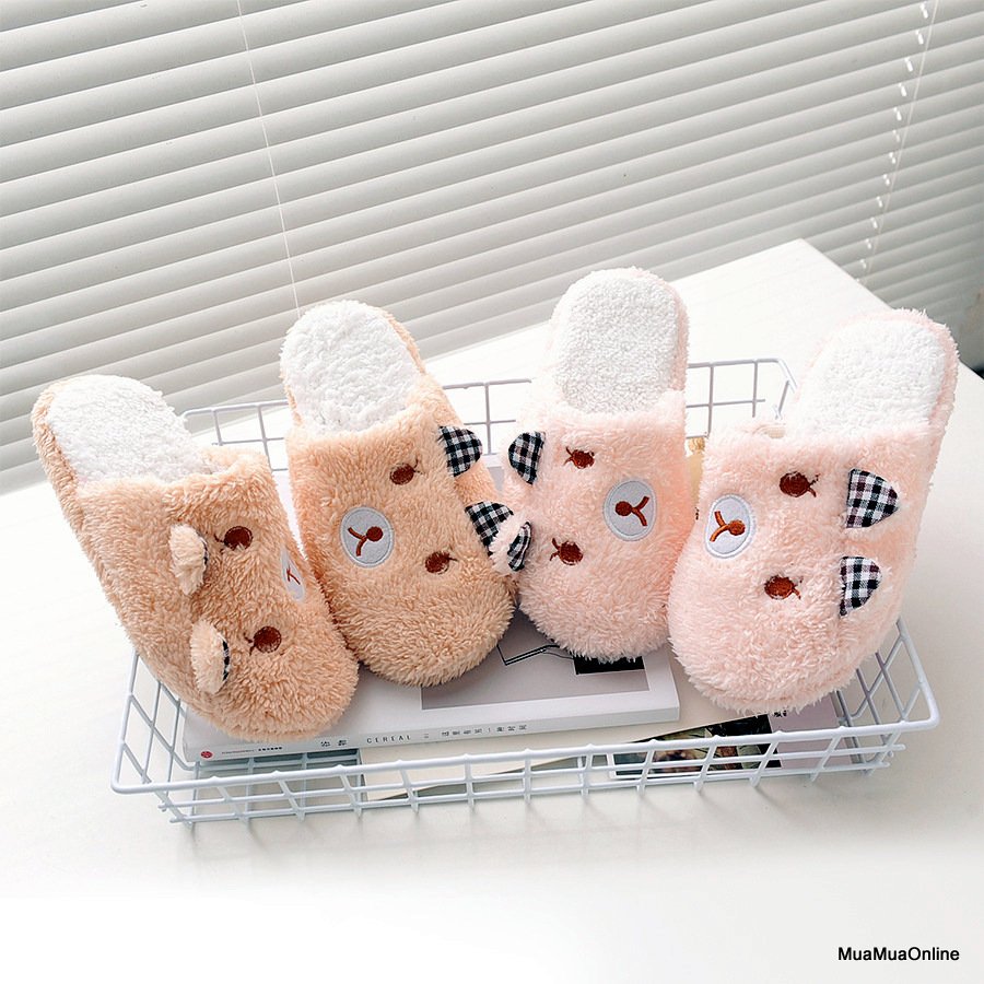 Dép Bông Đi Trong Nhà Hình Gấu Dép Bông Đi Trong Nhà Hình Gấu