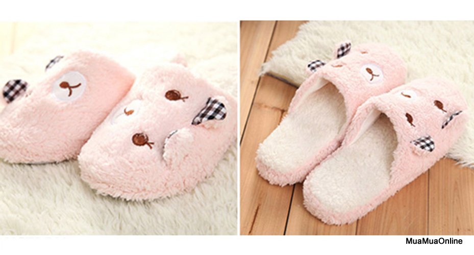Dép Bông Đi Trong Nhà Hình Gấu Dép Bông Đi Trong Nhà Hình Gấu