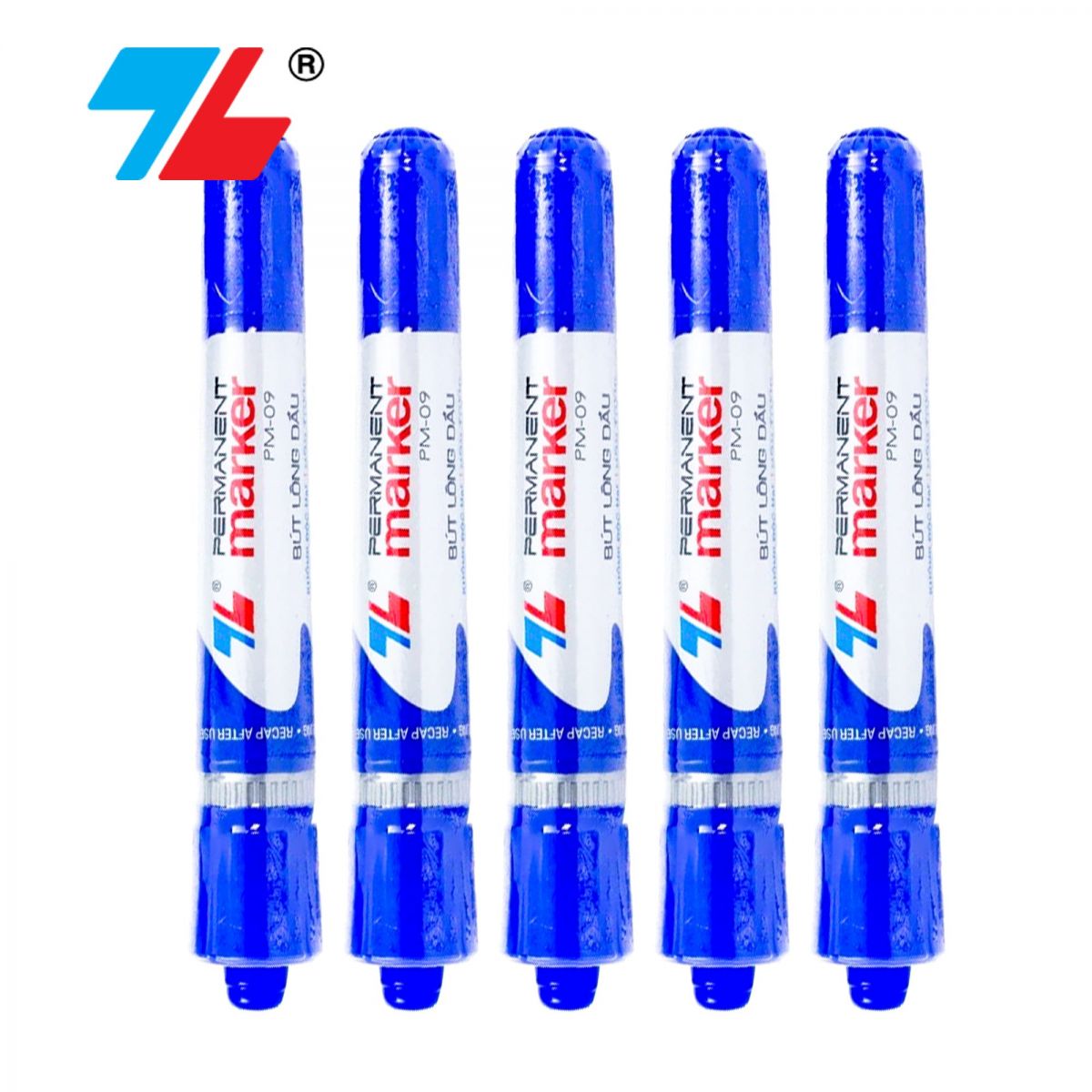 Bút Lông Dầu Thiên Long PM-09 Xanh Bút Lông Dầu Thiên Long PM-09 Xanh