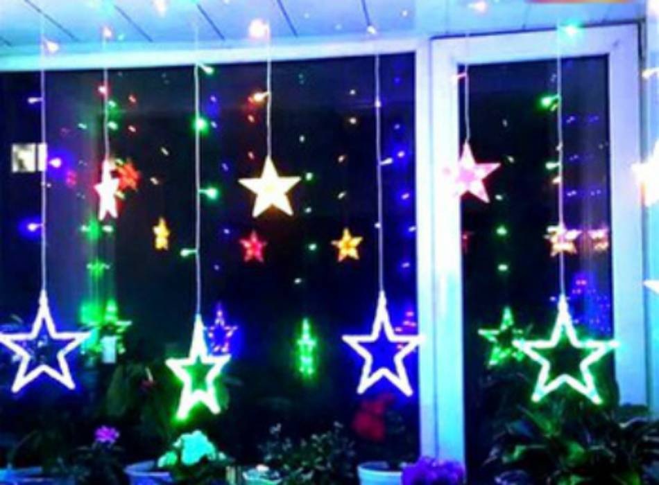 Dây Đèn Hình Ngôi Sao Loại Nhiều Màu 5 Sao Lớn 5 Sao Nhỏ Dây Đèn Hình Ngôi Sao Loại Nhiều Màu 5 Sao Lớn 5 Sao Nhỏ