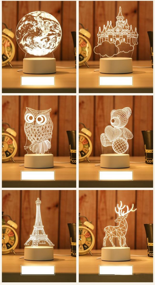 Đèn Ngủ 3D Có Led Nhiều Mẫu Hình Cực Đẹp Đèn Ngủ 3D Có Led Nhiều Mẫu Hình Cực Đẹp