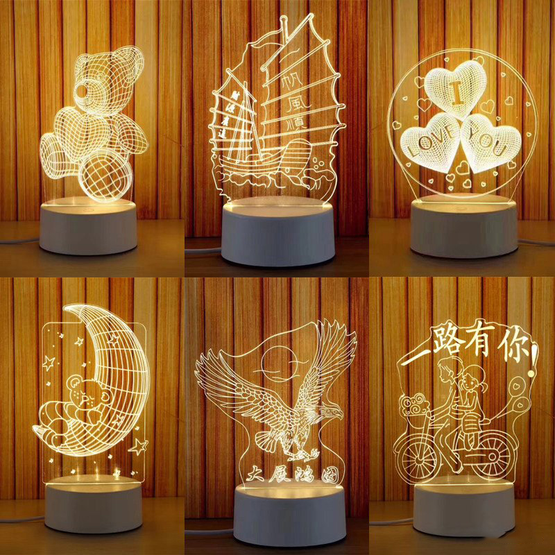 Đèn Ngủ 3D Có Led Nhiều Mẫu Hình Cực Đẹp Đèn Ngủ 3D Có Led Nhiều Mẫu Hình Cực Đẹp