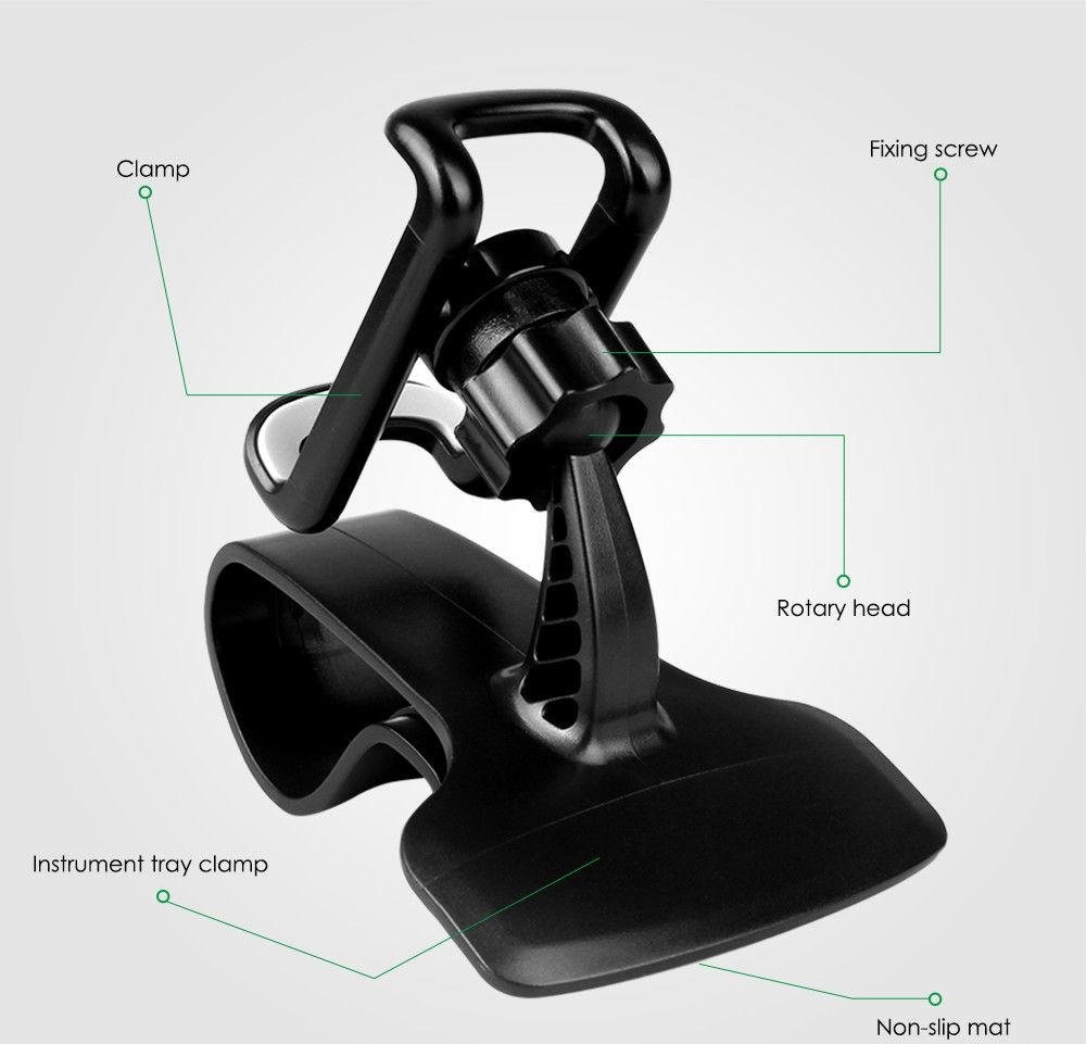 Kẹp Điện Thoại Trên Taplo Ô Tô Magnetic Xoay 360 Độ
