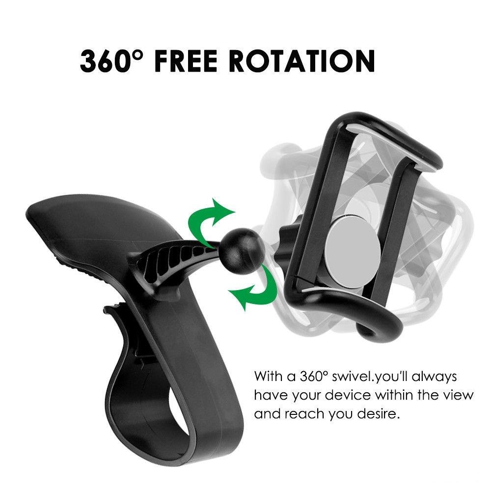 Kẹp Điện Thoại Trên Taplo Ô Tô Magnetic Xoay 360 Độ