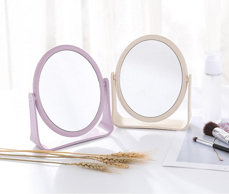 Gương Trang Điểm Lúa Mạch Hình Tròn