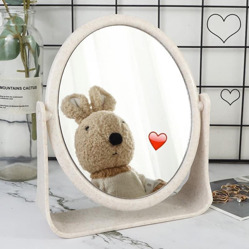 Gương Trang Điểm Lúa Mạch Hình Tròn