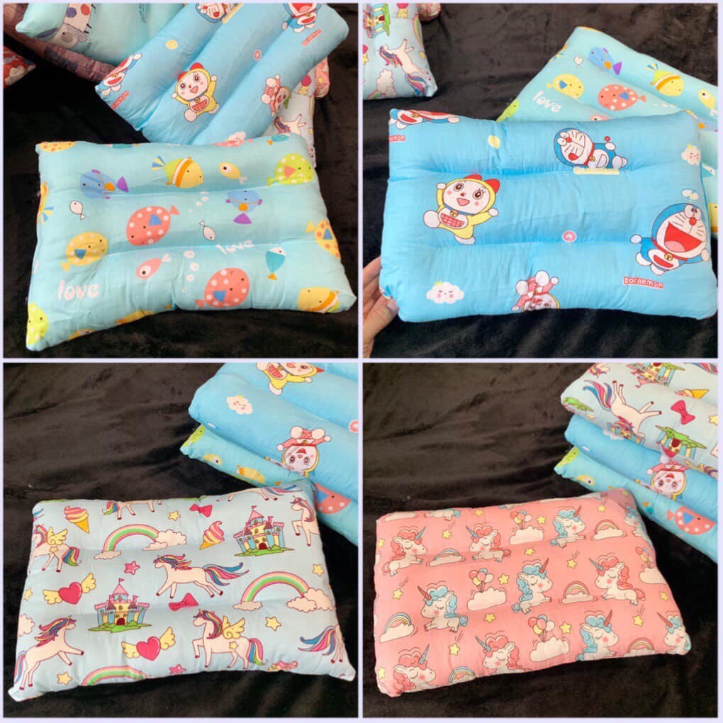 Gối Massage Trẻ Em Vỏ Cotton Phù Hợp Với Bé