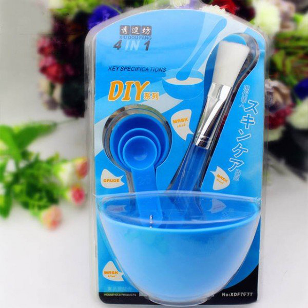 Bộ Dụng Cụ Trộn Mặt Nạ Đắp Mặt 4 In 1 Bộ Dụng Cụ Trộn Mặt Nạ Đắp Mặt 4 In 1