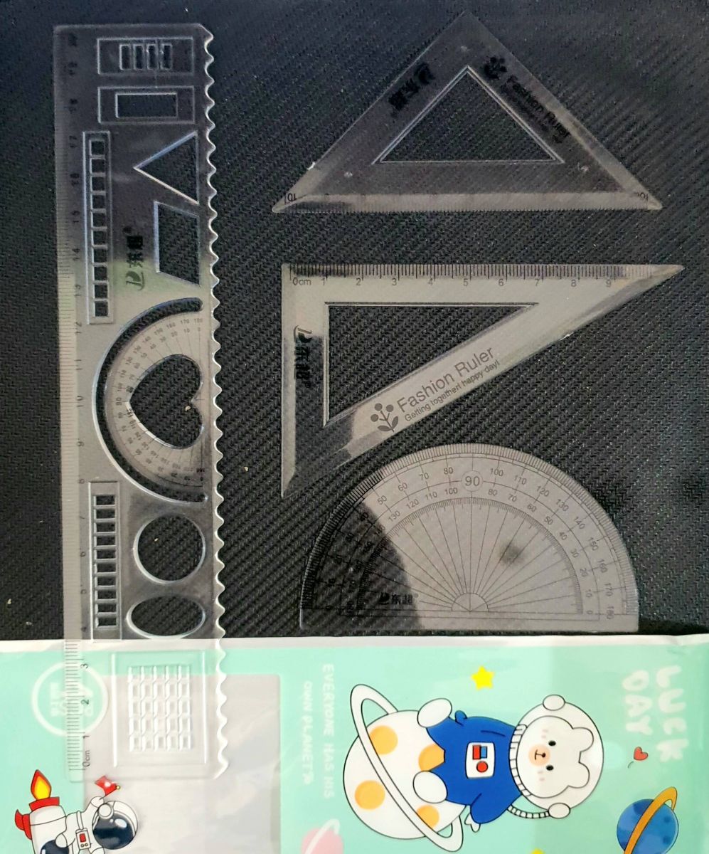Bộ 4 Cây Thước Cho Bé 20 Cm