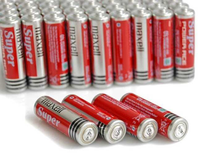 Hộp 40 Viên Pin Tiểu AA Maxell Super 1.5V Cao Cấp (Đỏ)