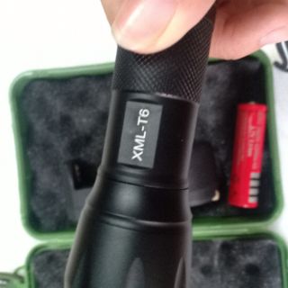 Đèn Pin Police T6 Đít Đỏ Có Ron Đỏ Chống Nước Loại 1 Đèn Pin Police T6 Đít Đỏ Có Ron Đỏ Chống Nước Loại 1