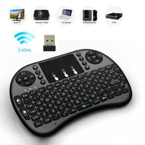 Bàn Phím Mini Kiêm Chuột Bay Có Led Chuyên Dùng Cho Android TV Box, Smart TV, Laptop