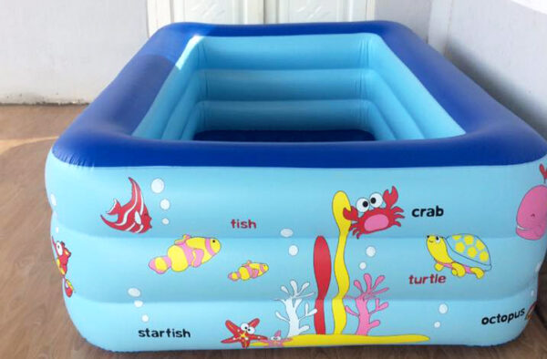 Bể Bơi 3 Tầng 2M1 Cho Bé Tiện Lợi Tặng Kèm Miếng Vá