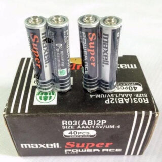 Bộ 8 Viên Pin Tiểu AAA Maxell Super 1.5V (Đen)