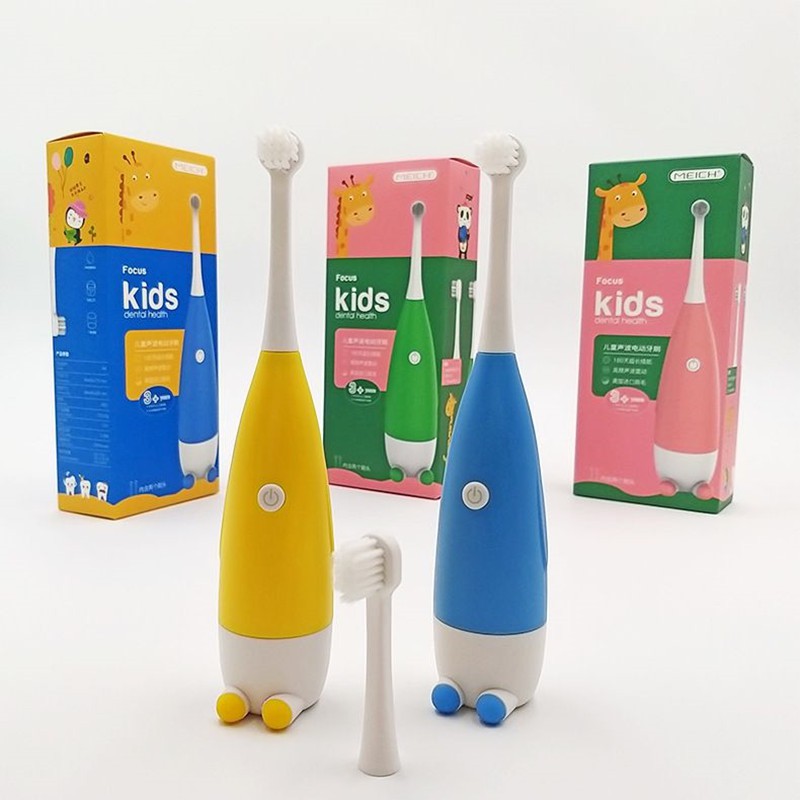 Bộ Bàn Chải Đánh Răng Điện Cho Bé Kids (Kèm Pin) Bộ Bàn Chải Đánh Răng Điện Cho Bé Kids (Kèm Pin)