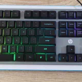 Bộ Bàn Phím Và Chuột HP Có Dây Chuyên Game Led 7 Màu KM300F