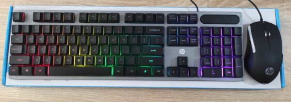 Bộ Bàn Phím Và Chuột HP Có Dây Chuyên Game Led 7 Màu KM300F
