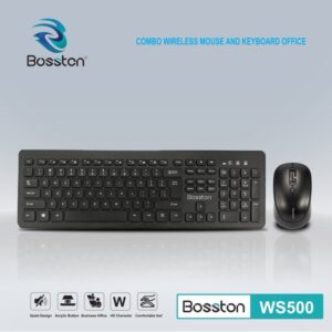 Bộ Bàn Phím Và Chuột Không Dây Wireless Bosston WS500