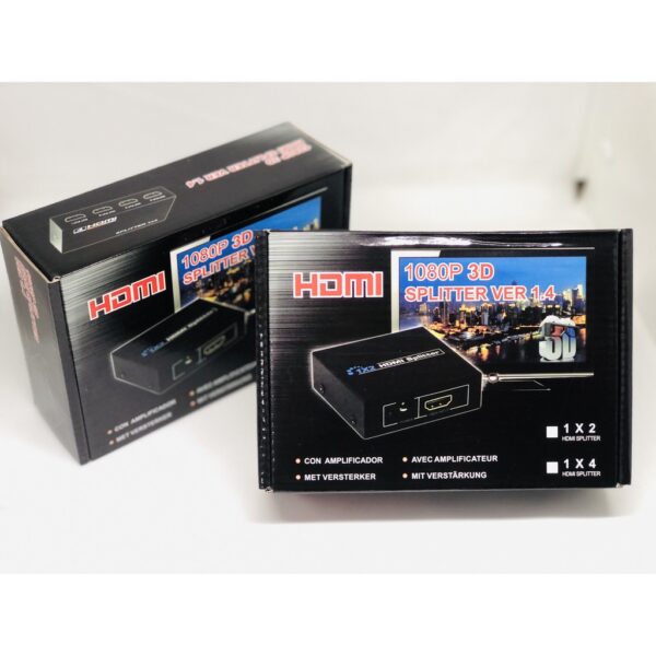 Bộ Chia HDMI Splitter 1 Ra 4 1080P 3D Tặng Kèm Adapter