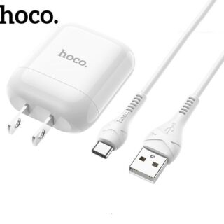 Bộ Dây Và Cốc Sạc Nhanh Hk2 3.4A Cổng Type-C Dây Dài 1m