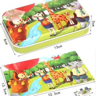 Bộ Tranh Ghép Hình 60 Miếng Cho Bé Có Hộp