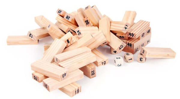 Bộ Trò Chơi Rút Gỗ 54 Thanh Wiss Toy