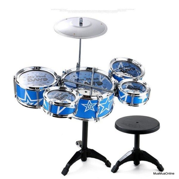 Bộ Trống Jazz Drum 5 Trống Kèm Ghế Cho Bé