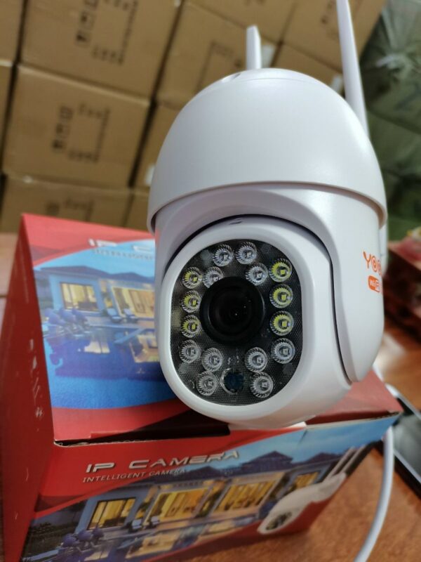 Camera IP Yoosee Ngoài Trời PTZ 5.0Mpx 16 Led 2 Râu Hồng Ngoại, Ban Đêm Có Màu Xoay 360 Độ Chống Nước Đàm Thoại 2 Chiều Kèm Adapter + Giá Đỡ