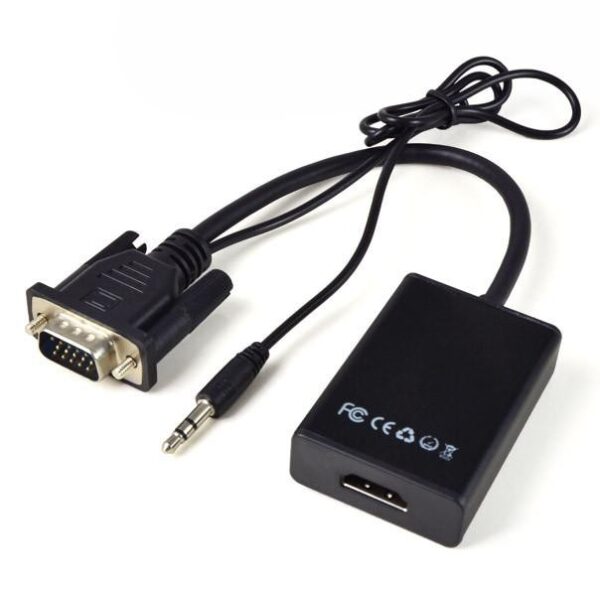 Cáp Chuyển Đổi VGA Sang HDMI Có Audio Full HD