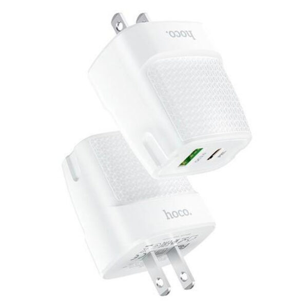 Cốc Sạc Nhanh Hoco C85A Pd20W + Qc3.0 2 Cổng Sạc TypeC Và USB
