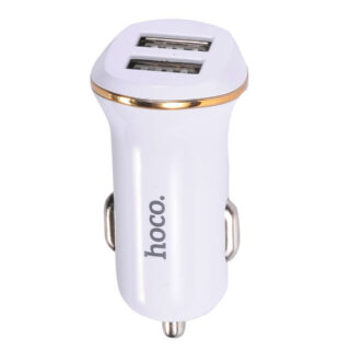 Cóc Sạc Xe Hơi Hoco Z1 2 Cổng Usb 2.1A Hỗ Trợ Sạc Nhanh