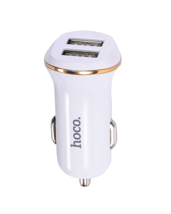 Cóc Sạc Xe Hơi Hoco Z1 2 Cổng Usb 2.1A Hỗ Trợ Sạc Nhanh