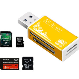 Đầu Đọc Thẻ 2.0 All In One 4 Trong 1 Hình Chữ Nhật