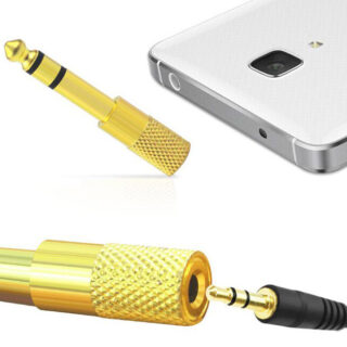 Đầu Jack Chuyển Đổi Âm Thanh Từ Cổng 3.5mm Sang Cổng 6.5mm