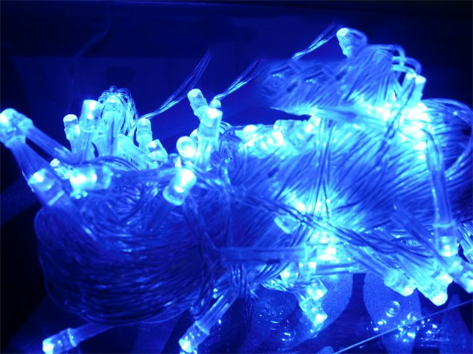 Dây Đèn Led Chớp Màu Xanh Dương 5m5 Bóng Tiêu Dây Đèn Led Chớp Màu Xanh Dương 5m5 Bóng Tiêu