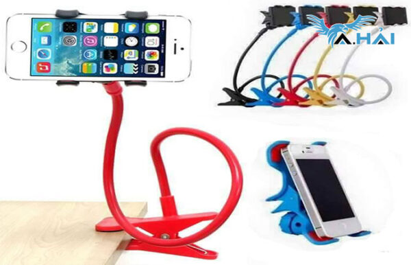Đế Kẹp Điện Thoại Đuôi Khỉ Xoay 360 Độ