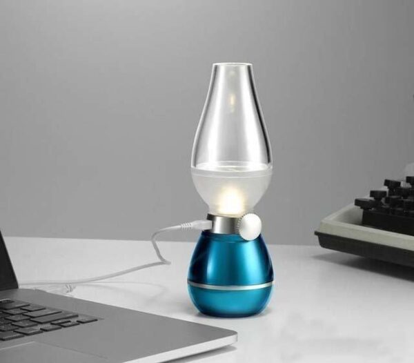 Đèn Dầu Led Cảm Ứng Thổi Bật Tắt Sạc Điện