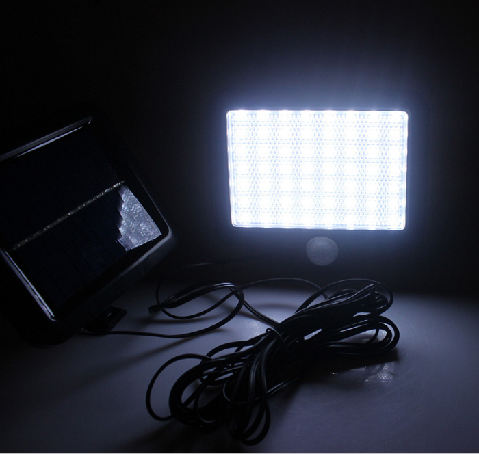 Đèn Năng Lượng Mặt Trời 56 Led (Kèm Cáp Nối 5M ) Đèn Năng Lượng Mặt Trời 56 Led (Kèm Cáp Nối 5M )