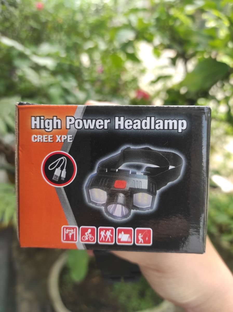 Đèn Pin Đội Đầu 3 Bóng Cree Xpe High Power Siêu Sáng Đèn Pin Đội Đầu 3 Bóng Cree Xpe High Power Siêu Sáng